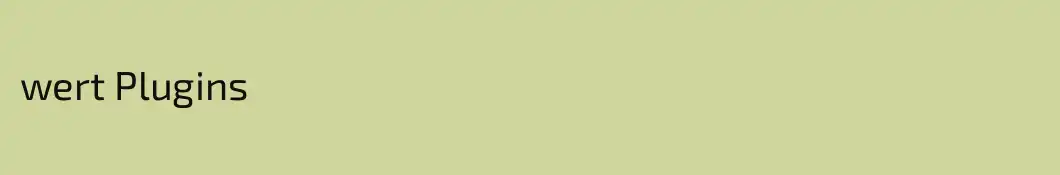 wert Plugins